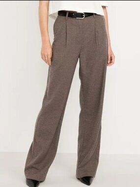 Extra High-Waisted Taylor Wide-Leg Trouser Pants